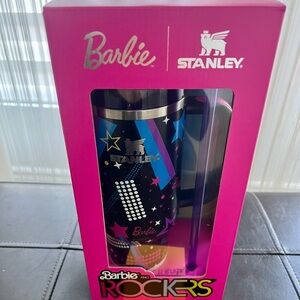 NIB Barbie X Stanley Tumbler 80s Rockers 40oz Quencher Authentic Limited Edition